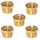 YOUHO 12 to 14 reducer Brass Threaded Pipe Fitting 12 NPT Male x 14 NPT Female Hex Bushing Adapter Pack of5