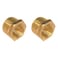 YOUHO 12 to 14 reducer Brass Threaded Pipe Fitting 12 NPT Male x 14 NPT Female Hex Bushing Adapter Pack of5
