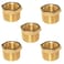YOUHO 12 to 38 reducer Brass Threaded Pipe Fitting 12 NPT Male x 38 NPT Female Hex Bushing Adapter Pack of5