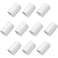 YSIL 10 Pcs 12 PVC Coupling Pipe Fittings Adapter Socket x SocketFurniture Grade Schedule 40 PVC Pipe Slip Socket Connectors for House Industrial UseWhite