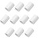 YSIL 10 Pcs 12 PVC Coupling Pipe Fittings Adapter Socket x SocketFurniture Grade Schedule 40 PVC Pipe Slip Socket Connectors for House Industrial UseWhite