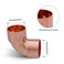 YTKavq 516 Copper Elbow90 Degree Copper Fitting Welding Joint for HVAC and Refrigeration with Rolled Tube Stop Sweat EndsPack of 5