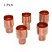 YTKavq 58 x 34 Inch Copper Reducer Coupling Copper Pipe Fittings for HVAC Units Refrigeration or Hydraulic Applications EtcPack of 5