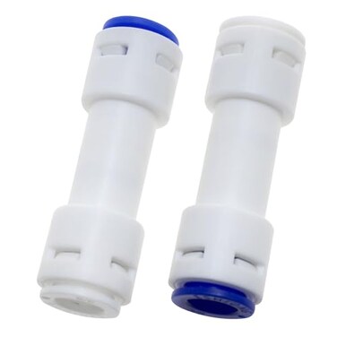 Zangc 38 Check Valve Push to Connect Fittings Quick Connect Fittings Water Line Adapter Water Pipe Connector One Way Check Valve 38 Inch2PCS