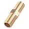 ZLYY Brass Pipe Fitting 12 x 12 G Male Thread Pipe Faucet Extension Adapter Kits 28 Long Hex Nipple 1Pack