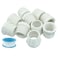 Zorveiio 10 Pack PVC Reducer Bushing 1 male thread to 34 female Thread Adapter Coupling PVC Pipe Fittings for Connecting Pipe White