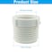 Zorveiio 10 Pack PVC Reducer Bushing 1 male thread to 34 female Thread Adapter Coupling PVC Pipe Fittings for Connecting Pipe White