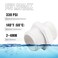 ZOWZEA 10 Pcs 12 Inch PVC Pipe Fittings Hex Nipple G12 X G12 Male Thread Coupling Adapter Connector
