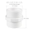 ZOWZEA 5 Pcs 112 Inch PVC Pipe Fittings Hex Nipple G112 X G112 Male Thread Coupling Adapter Connector