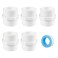 ZOWZEA 5 Pcs 112 Inch PVC Pipe Fittings Hex Nipple G112 X G112 Male Thread Coupling Adapter Connector
