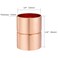 ZOWZEA Straight Coupling Copper Fittings 34 Inch Copper Pipe Welding Joint Connector Adapter For HVAC Air Conditioning