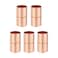 ZOWZEA Straight Coupling Copper Fittings 516 Inch Copper Pipe Welding Joint Connector Adapter For HVAC Air Conditioning
