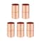 ZOWZEA Straight Coupling Copper Fittings 516 Inch Copper Pipe Welding Joint Connector Adapter For HVAC Air Conditioning