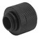 greenDracaena Dracaenaio 2 Pack G14 Thread to 16mm Outer Diameter Hard Tubing Compression Fitting with high Body Design for Computer Water Cooling System Black