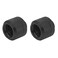 greenDracaena Dracaenaio 2 Pack G14 Thread to 16mm Outer Diameter Hard Tubing Compression Fitting with high Body Design for Computer Water Cooling System Black