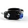 iSpring ADS1K Drain Saddle Valve Clamp with 14 Quick Connect Fitting for Under Sink Reverse Osmosis RO System Waste Water Line Black