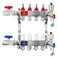 AB 4 Loop PEXRadiant Manifold 12 Inch Compatible Outlets Up to 13 GPM Flow Valve for Hydronic Radiant Floor Heating12 Connectors Included