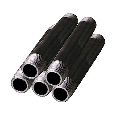 SUPPLYGIANT Everflow Supplies NPBL14605 close nipple pipe 14 x 6 Black