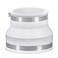 Fernco 4 x 3 Reducing Flexible Pipe Coupling 105643W DWV PVCABS to Cast IronSteelCopperLead Watertight Repair Connector White Stainless Clamps