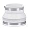 Fernco 4 x 3 Reducing Flexible Pipe Coupling 105643W DWV PVCABS to Cast IronSteelCopperLead Watertight Repair Connector White Stainless Clamps