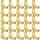 RUBY.Q 25 Pack 12 PEX Fittings Brass Fitting for PEX Tubing Pipe