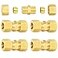 ChillWaves Brass Compression Tube Fitting 12 OD x 12 OD Compression Union Connector5PACK