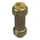 PLESIU 1 Piece XFITTING 12 x 12 Push Fit Check Valve Certified to NSF ANSI 61 Brass Plumbing Fitting for Copper Pex CPVC