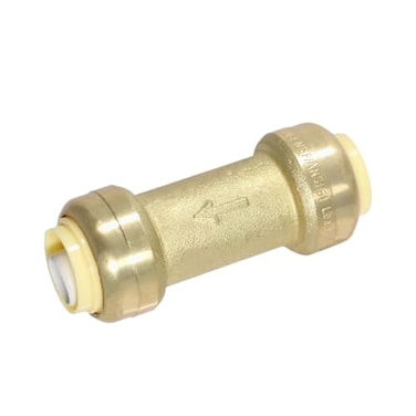 PLESIU 1 Piece XFITTING 12 x 12 Push Fit Check Valve Certified to NSF ANSI 61 Brass Plumbing Fitting for Copper Pex CPVC
