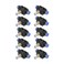 Hongzer 10 PcsSet Pneumatic Flow Speed Valve Push In Speed Controller 6mm Pneumatic Air Flow Control Valve Connector Pneumatic Quick Fittings