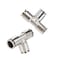 beduan Beduan Push to Connect Tube Fitting Union Tee Copper NicklePlated 532 Tube OD 3 Way Tee Shaped Union Adapter Fitting Pack of 2