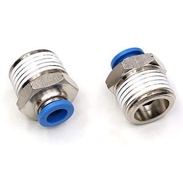 CEKER 8mm x 12 NPT Male PushtoConnect Air Fittings 2 Packs