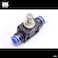 DEVMO Air Flow Speed Control Valve Tube Hose Pipe Connector Joiner Pneumatic Push in Fittings 8mm Electroni
