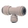 IPW Industries IncJohn Guest Acetal Reducing Union Tee Quick Connect Fitting 12 OD x 12 OD x 38 OD PI301612S