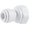 John Guest 38 OD x 14 NPTF Inch Female Adapter Push to Connect Plastic Plumbing Fitting PP451222WP
