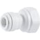 John Guest 38 OD x 14 NPTF Inch Female Adapter Push to Connect Plastic Plumbing Fitting PP451222WP