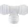 John Guest Speedfit 14 Inch Union Tee Connector Push to Connect Plastic Plumbing Fitting PP0208WP