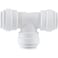 John Guest Speedfit 14 Inch Union Tee Connector Push to Connect Plastic Plumbing Fitting PP0208WP