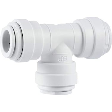 John Guest Speedfit 14 Inch Union Tee Connector Push to Connect Plastic Plumbing Fitting PP0208WP