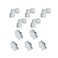 Malida MALIDA Quick Connector Male Adapter Elbow and Straight Combination 38 Inch NPT Thread x 38 Inch Tube OD Push to Connect Fittings for Water Filter purification systemspack of 10