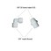 Malida MALIDA Quick Connector Male Adapter Elbow and Straight Combination 38 Inch NPT Thread x 38 Inch Tube OD Push to Connect Fittings for Water Filter purification systemspack of 10