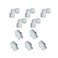 Malida MALIDA Quick Connector Male Adapter Elbow and Straight Combination 38 Inch NPT Thread x 38 Inch Tube OD Push to Connect Fittings for Water Filter purification systemspack of 10