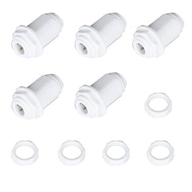 PureSec 38 Bulkhead Fitting 38 OD Tube use Push to Connect Fitting5 38 Tube OD