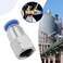 SG Store 2pcs 716 UNF 20TPI Internal Thread to 6mm Pneumatic Quick Connector 716 UNF Female Thread to 6mm Tube OD Pneumatic Fittings for Air Compression Systems