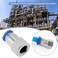 SG Store 2pcs 716 UNF 20TPI Internal Thread to 8mm Pneumatic Quick Connector 716 UNF Female Thread to 8mm Tube OD Pneumatic Fittings for Air Compression Systems