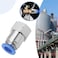 SG Store 2pcs 716 UNF 20TPI Internal Thread to 8mm Pneumatic Quick Connector 716 UNF Female Thread to 8mm Tube OD Pneumatic Fittings for Air Compression Systems