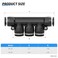 TAILONZ PNEUMATIC 14 Inch OD 5 Pcs Straight Push Connectors Plastic Quick Release Connectors Air Line Fittings PK14 5 Way