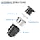TAILONZ PNEUMATIC 14 inch Tube OD Plastic Pushin Connect Tubing Pneumatic Cap Plug Fitting PPF14 Pack of 10