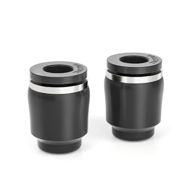 TAILONZ PNEUMATIC 14 inch Tube OD Plastic Pushin Connect Tubing Pneumatic Cap Plug Fitting PPF14 Pack of 10