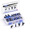 TAILONZ PNEUMATIC 6MM OD Push to Connect Fittings Pneumatic Fittings Kit 8 Spliters10 Elbows8 tee10 Straight 36 pcs
