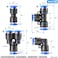 TAILONZ PNEUMATIC 6MM OD Push to Connect Fittings Pneumatic Fittings Kit 8 Spliters10 Elbows8 tee10 Straight 36 pcs